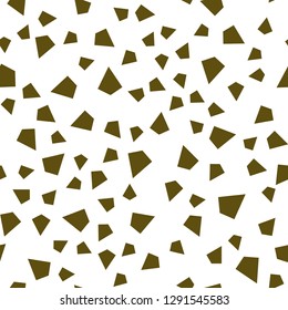 Light Green, Yellow vector seamless, isometric background with triangles. Glitter abstract illustration with triangular shapes. Design for textile, fabric, wallpapers.