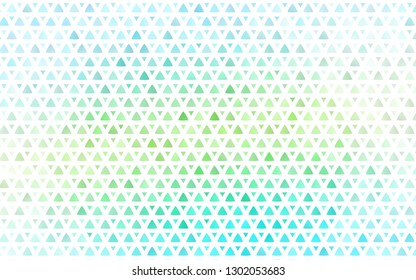 Light Green, Yellow vector seamless texture in triangular style. Illustration with set of colorful triangles. Pattern for design of window blinds, curtains.