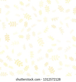 Light Green, Yellow vector seamless doodle template with leaves, branches. Brand new colored illustration with leaves and branches. Template for business cards, websites.