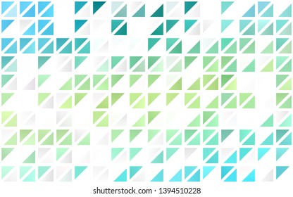 Light Green, Yellow vector seamless background with triangles. Modern abstract illustration with colorful triangles. Design for textile, fabric, wallpapers.