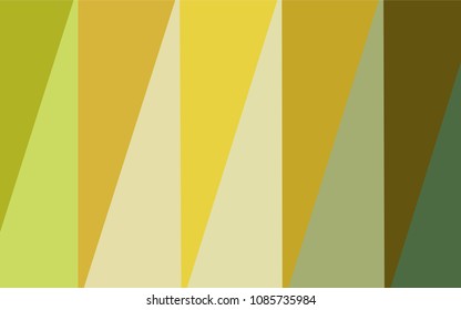 Light Green, Yellow vector shining triangular layout. Geometric illustration in Origami style with gradient.  That new template can be used for your brand book.