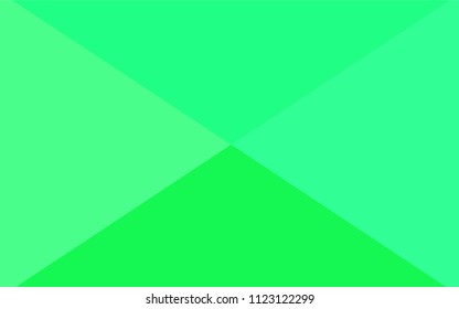 Light Green, Yellow vector shining triangular cover. Shining polygonal illustration, which consist of triangles. Completely new template for your banner.