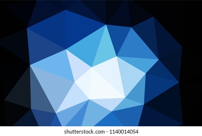 Light Green, Yellow vector shining triangular layout. A sample with polygonal shapes. A new texture for your web site.