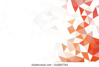 Light Green, Yellow vector shining triangular layout. Shining polygonal illustration, which consist of triangles. A completely new design for your leaflet.