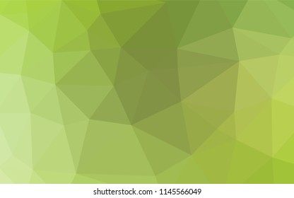 Light Green, Yellow vector shining hexagonal background. An elegant bright illustration with gradient. The completely new template can be used for your brand book.