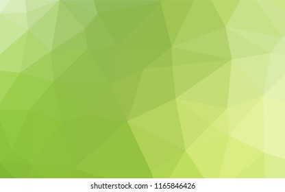 Light Green, Yellow vector shining hexagonal background. Colorful illustration in abstract style with gradient. A completely new design for your business.