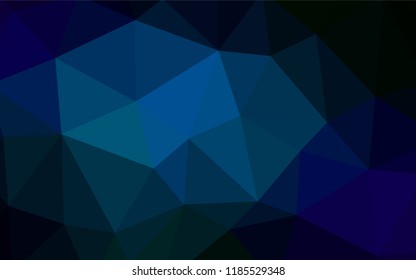 Light Green, Yellow vector shining triangular backdrop. Polygonal abstract illustration with gradient. Triangular pattern for your design.