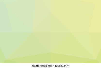 Light Green, Yellow vector shining hexagonal template. A completely new color illustration in a vague style. A new texture for your design.