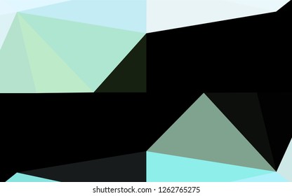 Light Green, Yellow vector shining hexagonal template. Modern geometrical abstract illustration with gradient. A completely new template for your business design.