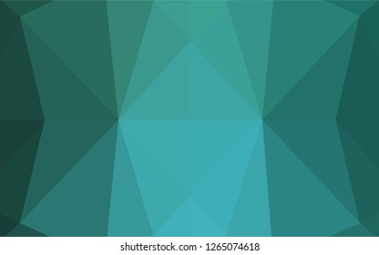 Light Green, Yellow vector shining hexagonal template. A vague abstract illustration with gradient. A completely new design for your business.