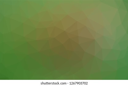 Light Green, Yellow vector shining hexagonal background. Colorful abstract illustration with gradient. Brand new design for your business.