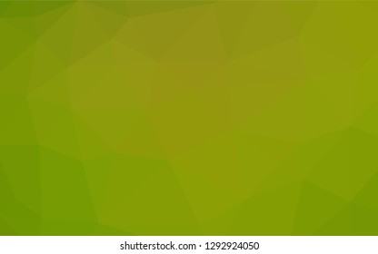 Light Green, Yellow vector shining hexagonal pattern. Brand new colored illustration in blurry style with gradient. A completely new template for your business design.