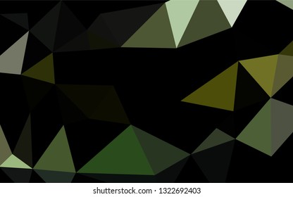 Light Green, Yellow vector shining hexagonal background. Shining colored illustration in a Brand new style. Brand new design for your business.
