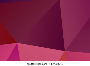 Light Green, Yellow vector shining triangular layout. Modern abstract illustration with triangles. A completely new design for your leaflet.