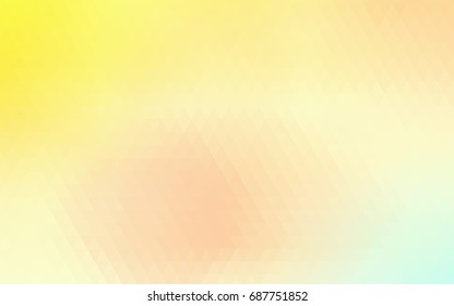 Light Green, Yellow vector shining triangular background. Glitter abstract illustration with an elegant design. A completely new design for your business.