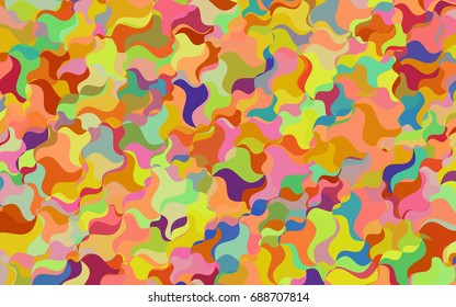 Light Green, Yellow vector shining cranked template. Modern geometrical abstract illustration with gradient bandy lines. The template can be used as a background for cell phones.