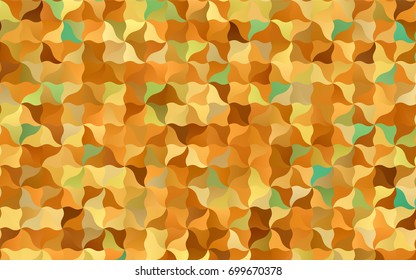Light Green, Yellow vector shining cranked pattern. Modern geometrical abstract illustration with gradient bandy lines. The textured pattern can be used for background.
