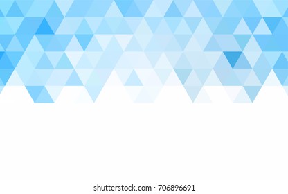 Light Green, Yellow vector shining triangular background. A vague abstract illustration with gradient. The template can be used as a background for cell phones.