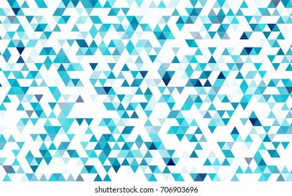 Light Green, Yellow vector shining triangular pattern. Colorful illustration in abstract style with gradient. Brand-new design for your business.