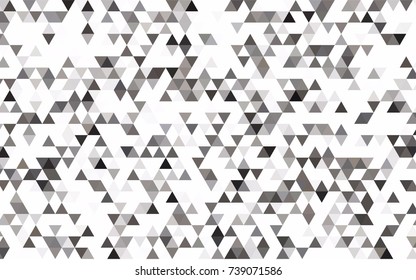 Light Green, Yellow vector shining triangular template. Creative geometric illustration in Origami style with gradient. The template can be used as a background for cell phones.
