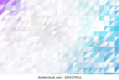 Light Green, Yellow vector of small triangles on white background. Illustration of abstract texture of triangles. Pattern design for banner, poster, cover.