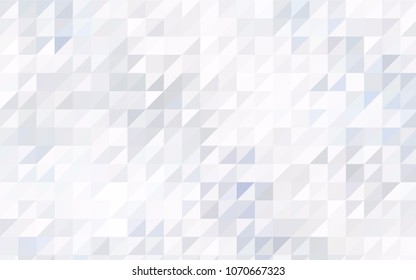 Light Green, Yellow vector of small triangles on white background. Illustration of abstract texture of triangles. Pattern design for banner, poster, cover.