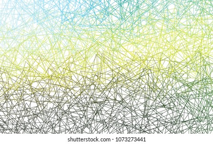 Light Green, Yellow vector of small triangles on white background. Illustration of abstract texture of triangles. Pattern design for banner, poster, cover.