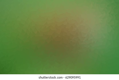 Light Green, Yellow vector of small triangles on white background. Illustration of abstract texture of triangles. Pattern design for banner, poster, cover.