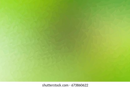 Light Green, Yellow vector of small triangles on white background. Illustration of abstract texture of triangles. Pattern design for banner, poster, cover.