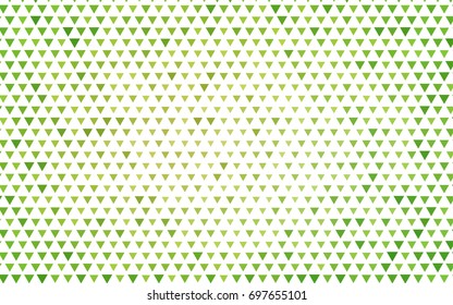 Light Green, Yellow vector of small triangles on white background. Illustration of abstract texture of triangles. Pattern design for banner, poster, cover.