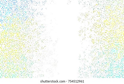 Light Green, Yellow vector of small triangles on white background. Illustration of abstract texture of triangles. Pattern design for banner, poster, cover.