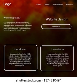 Light Green, Yellow vector style guide with sky stars. Modern Style guide with colorful gradient sky in its header. This template you can use for websites.