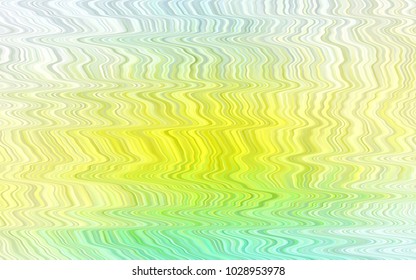 Light Green, Yellow vector template with bubble shapes. Colorful abstract illustration with gradient lines. New composition for your brand book.