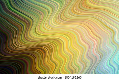 Light Green, Yellow vector template with bubble shapes. A vague circumflex abstract illustration with gradient. The best blurred design for your business.