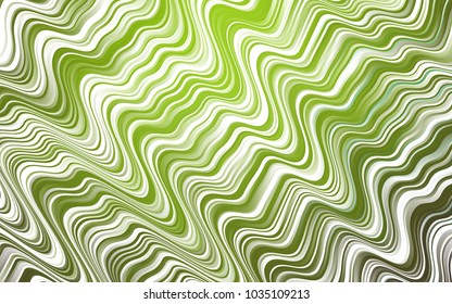 Light Green, Yellow vector template with bent lines. Shining crooked illustration in marble style. Marble design for your web site.