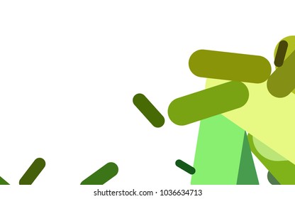Light Green, Yellow vector template with repeated sticks. Decorative shining illustration with lines on abstract template. The pattern can be used for medical ad, booklets, leaflets