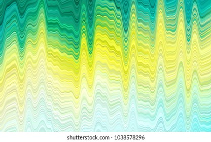 Light Green, Yellow vector template with bubble shapes. A vague circumflex abstract illustration with gradient. The template for cell phone backgrounds.