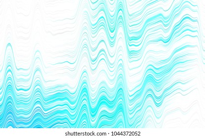 Light Green, Yellow vector template with lines, ovals. A vague circumflex abstract illustration with gradient. Marble design for your web site.