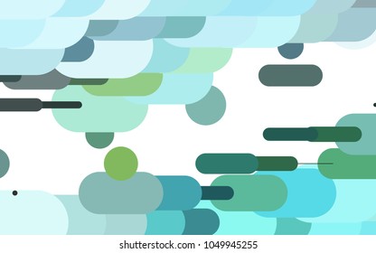 Light Green, Yellow vector template with repeated sticks. Glitter abstract illustration with colored sticks. The template can be used as a background.