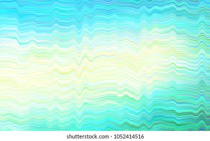 Light Green, Yellow vector template with bubble shapes. Modern gradient abstract illustration with bandy lines. A completely new marble design for your business.