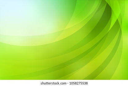 Light Green, Yellow vector template with bubble shapes. Creative illustration in halftone marble style with gradient. The best blurred design for your business.