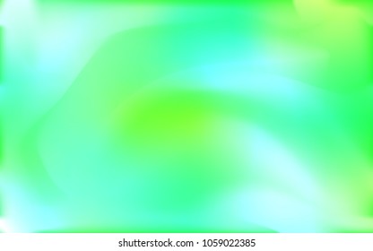 Light Green, Yellow vector template with liquid shapes. Shining illustration, which consist of blurred lines, circles. The template for cell phone backgrounds.