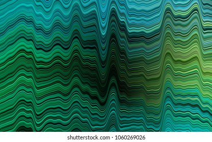 Light Green, Yellow vector template with liquid shapes. A vague circumflex abstract illustration with gradient. The elegant pattern for brand book.