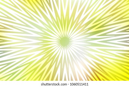 Light Green, Yellow vector template with repeated sticks. Blurred decorative design in simple style with lines. The pattern for ad, booklets, leaflets.