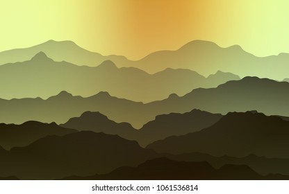 Light Green, Yellow vector template with abstract circles. Modern gradient abstract illustration with bandy lines. The elegant pattern for brand book.