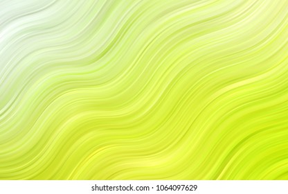 Light Green, Yellow vector template with abstract circles. Geometric illustration in marble style with gradient.  The elegant pattern for brand book.