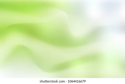 Light Green, Yellow vector template with bubble shapes. A sample with blurred bubble shapes. A new texture for your  ad, booklets, leaflets.