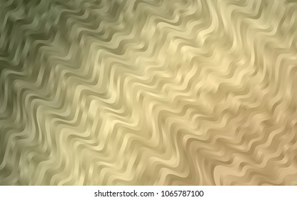 Light Green, Yellow vector template with abstract lines. A completely new color illustration in marble style. A completely new template for your business design.