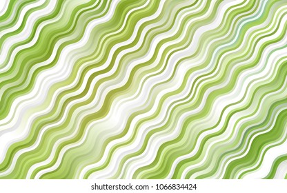 Light Green, Yellow vector template with liquid shapes. A completely new color illustration in marble style. The template for cell phone backgrounds.