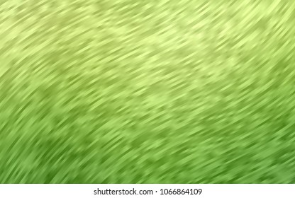 Light Green, Yellow vector template with lines, ovals. Blurred geometric sample with gradient bubbles.  A completely new template for your business design.